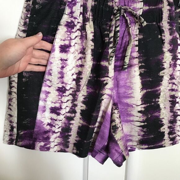 INC International Concepts Tie Dye High Rise Short - Picture 3 of 8